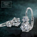 2.18ct レディース ピアス ( フープピアス ダングル ノンアレルギー 誕生日 プレゼント 女性 金属アレルギー アレルギーフリー アレルギー対応 シンプル 上品 プラチナ ニッケルフリー ギフト 揺れる 金属アレルギー対応 ギフト 母の日 ギフト 花以外 早割