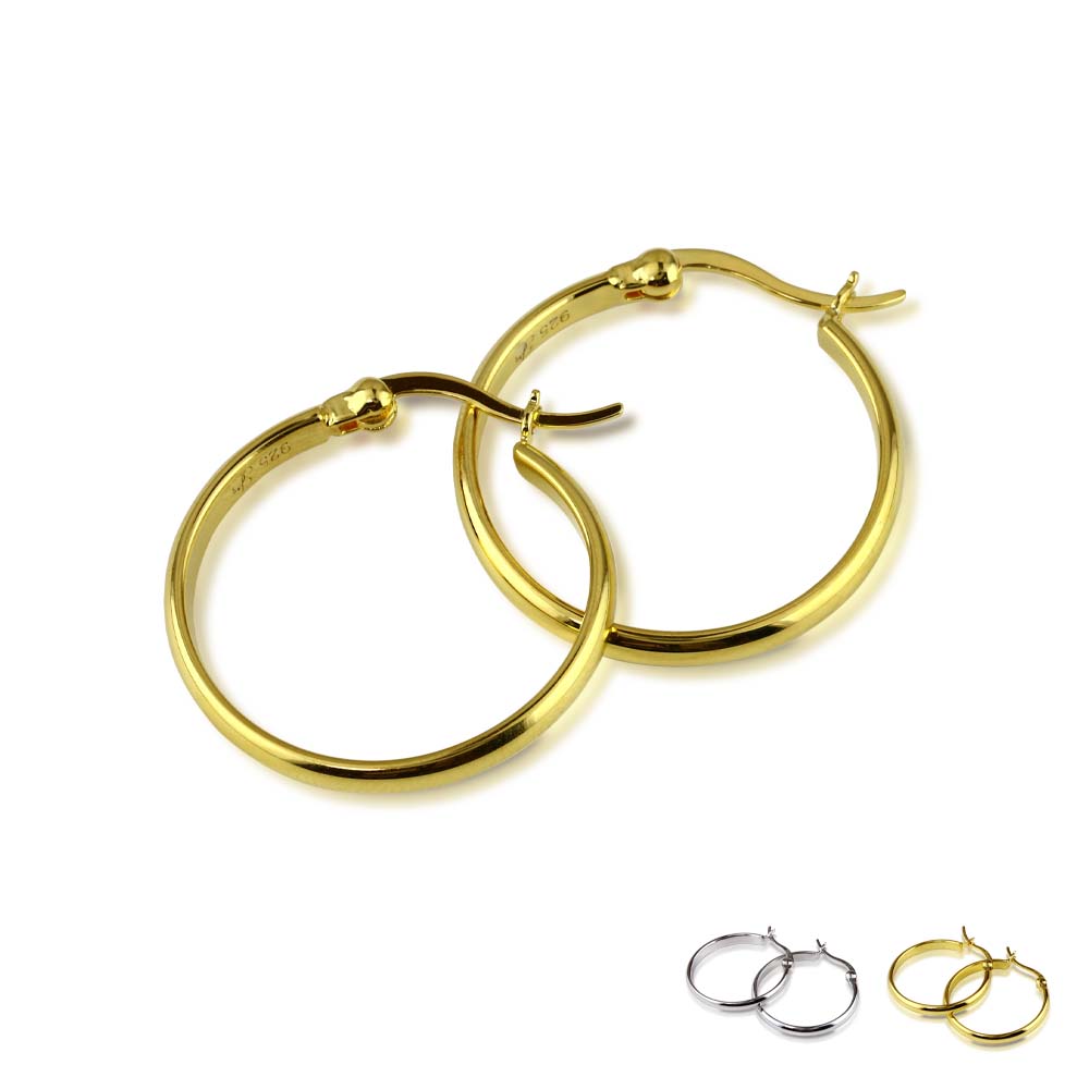 フープピアス フープ ピアス レディース 金属アレルギー 18k 18金 レディース アレルギー対応 素材 ニッケルフリー フープイヤリング プラチナ 18kコ...