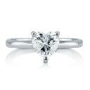 1.1ct ハート一粒 ソリティア リング 指輪 レディース ジュエリー アクセサリー プレゼントゴールド 金 シルバー シンプル ブランド k18 プラチナ ...