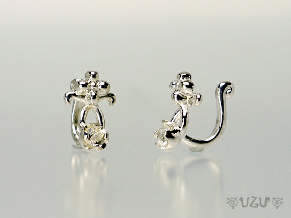 YA-0103【UZU】【イヤーカフ イヤリング】【シルバー925】【鏡面仕上げ】【コーティング対応】【WT】
