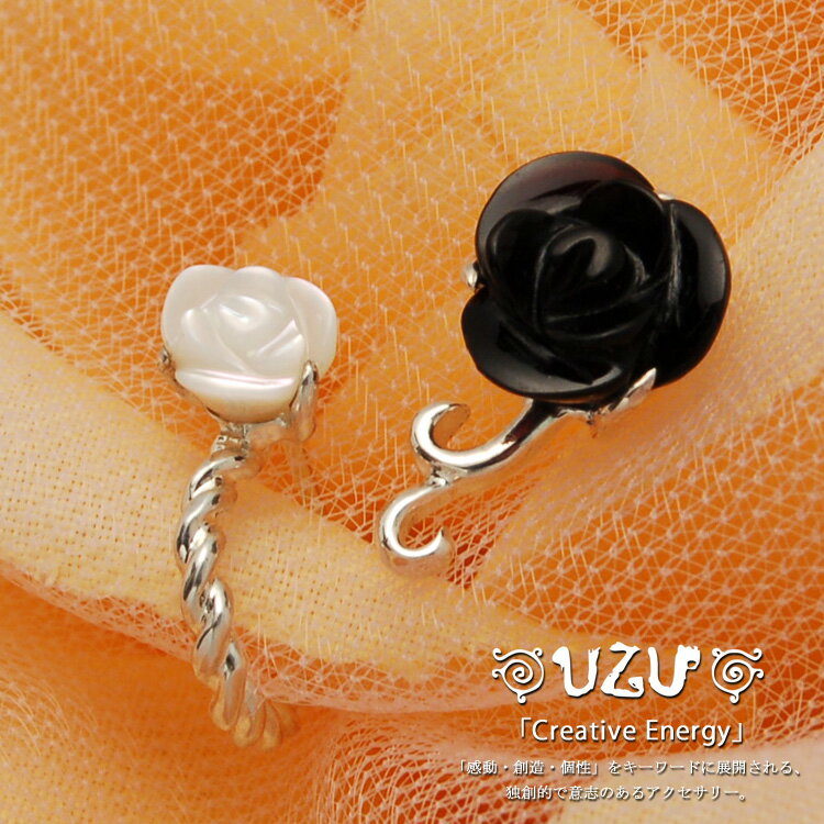 PI-0565【UZU】【ピアス】【シルバー925】【鏡面仕上げ】【OX MOP】