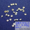 天然ダイヤモンド/メレー/裸石/ネイル/1粒/0.03ct/1.9ミリ/33分の1/ランクB/アクセサリー作成