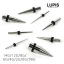 ボディピアス 拡張器 エキスパンダー 14G 12G 8G 6G 4G 2G 0G 00G サージカルステンレス 金属アレルギー対応 入れ替え 選べるサイズ 安...