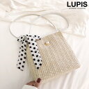 トートバッグ レディース ペーパーバッグ スカーフ付き アイボリー 大人 かわいい ナチュラル 安い 激安 LUPIS ルピス