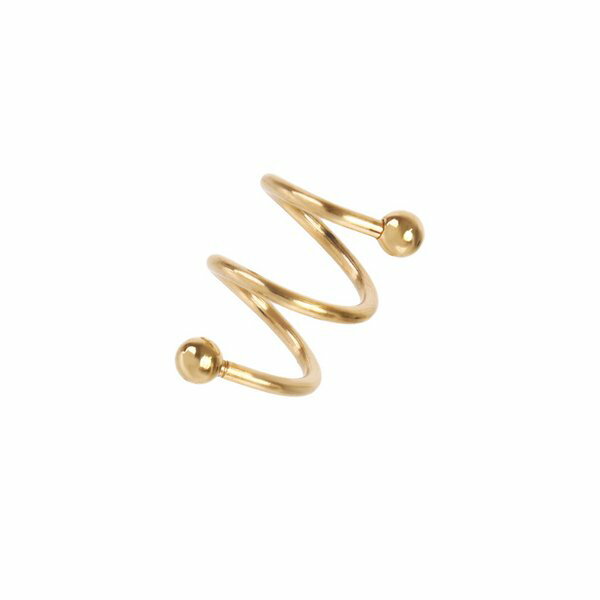 ボディピアス 16G スパイラルバーベル 軟骨ピアス ヘリックス アンテナ サージカルステンレス 金属アレルギー対応 高品質 定番 シルバー ゴールド ブラック 安い 激安 LUPIS ルピス