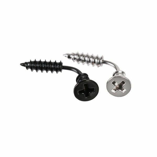 ボディピアス 16G バナナバーベル ネジ サージカルステンレス 金属アレルギー対応 ブラック シルバー アンテナ ユニセックス 安い 激安 LUPIS ルピス