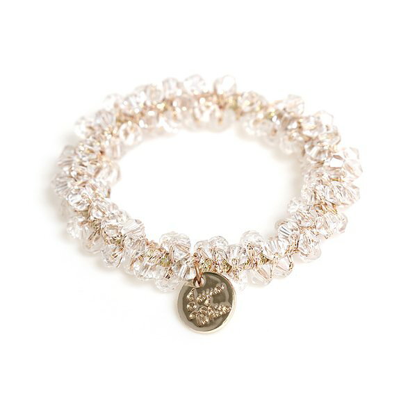 ヘアアクセサリー ヘアゴム ビジュー ビーズ クリスタル クリア ブラック チャーム コイン 激安