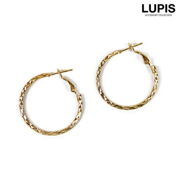 ピアス フープピアス カットフープ レディース シンプル ゴールド メタル おしゃれ 定番 高見え 激安 安い プチプラ LUPIS ルピス