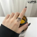 リング レディース ヴィンテージ スター チェーン アンティーク シルバー チャーム 揺れる おしゃれ 安い 激安 LUPIS ルピス