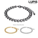 ブレスレット レディース アジャスター付き メタル チェーン ごつめ ユニセックス ジェンダーレス 激安 安い プチプラ LUPIS ルピス
