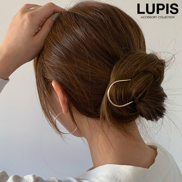ヘアスティック かんざし U字コーム ヘアアクセサリー メタル シンプル 高見え 着物にも 簡単アレンジ 20代 30代 40代 50代激安 安い プチプラ L...