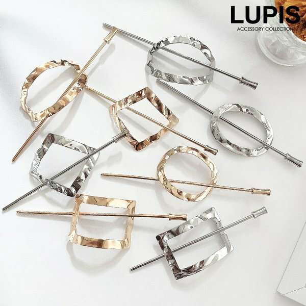 マジェステ かんざし ヘアアクセサリー 変形 メタル シンプル 簡単アレンジ ヘアアレンジ ゴールド シルバー 高見え 激安 安い プチプラ LUPIS ルピス