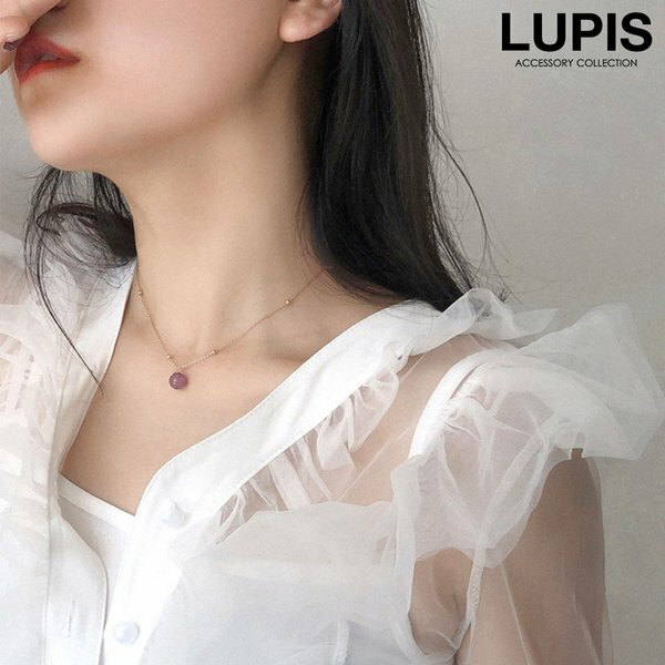 ネックレス レディース ステーション ストーン マーブルストーン ワンポイント 華奢 ゴールド チェーン 韓国っぽ 韓国ガーリー シンプル 上品 大人 高見え ...