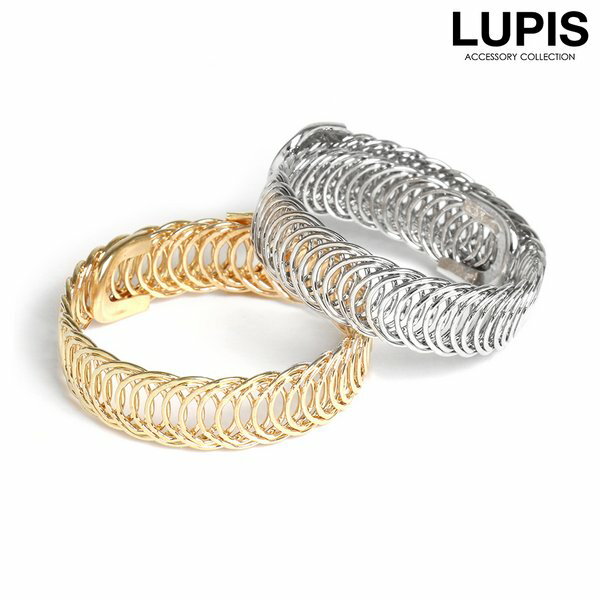 ブレスレット バングル レディース メタル チェーン おしゃれ モード カジュアル きれいめ クール シンプル ゴールド シルバー激安 安い プチプラ LUPI...