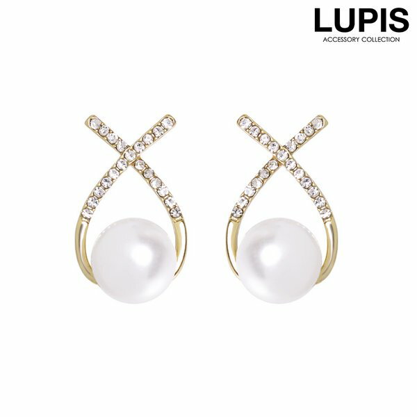 ピアス レディース パール シンプル ツイスト リボン 上品 華やか パヴェ ストーン 大人 高見え ゴールド S925ポスト 低アレルギーポスト 韓国 韓国っ...