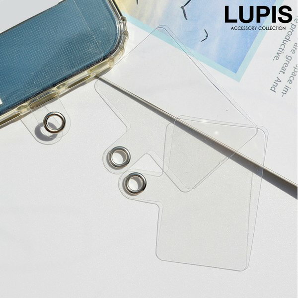 スマホショルダー ストラップホルダー ショルダー ホルダー 透明 クリア 全機種対応 肩掛け 斜めがけ iPhone Android 安い 激安 LUPIS ル...