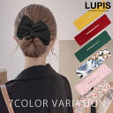 デフトバン ヘアアクセサリー リボン シンプル ブラック シニヨン ワイヤー入り 簡単アレンジ 時短アレンジ お団子 ポニーテール激安 安い プチプラ LUPI...
