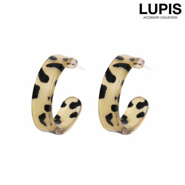 ピアス レディース フープピアス レオパード アクリル おしゃれ かわいい 大人 アニマル 韓国 韓国っぽ S925ポスト シルバー925激安 安い プチプラ ...