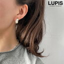 イヤリング フープ メタル シンプル スタイリッシュ モード シルバー プレート カジュアル きれいめ 安い 激安 LUPIS ルピス
