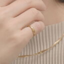 ピンキーリング 指輪 リング 金属アレルギー対応 つけっぱなしOK レディース ステンレス サージカル 316L 錆びにくい 水に強い シンプル ウェーブ lu...