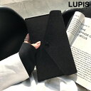 ポーチ フラットポーチ レディース 小物入れ フェルト 薄い シンプル マルチケース 激安 安い プチプラ LUPIS ルピス