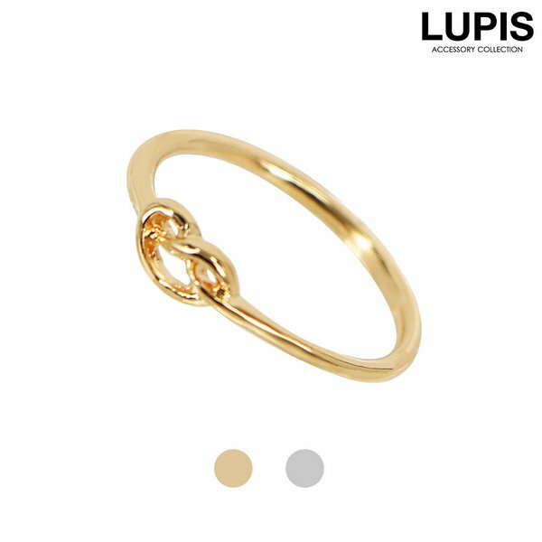 ピンキーリング リング 指輪 レディース ノット 結び シンプル 華奢 ゴールド シルバー 激安 安い プチプラ LUPIS ルピス