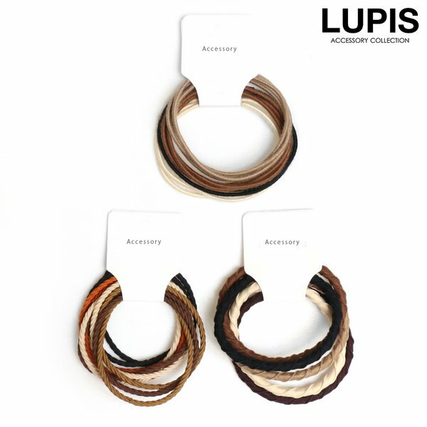 ヘアゴム セットヘアゴム ヘアアクセサリー ジャージ ツイスト 3連 ギャザー ブラウン ブラック オレンジ 太め ワイド 細め シンプル激安 安い プチプラ ...