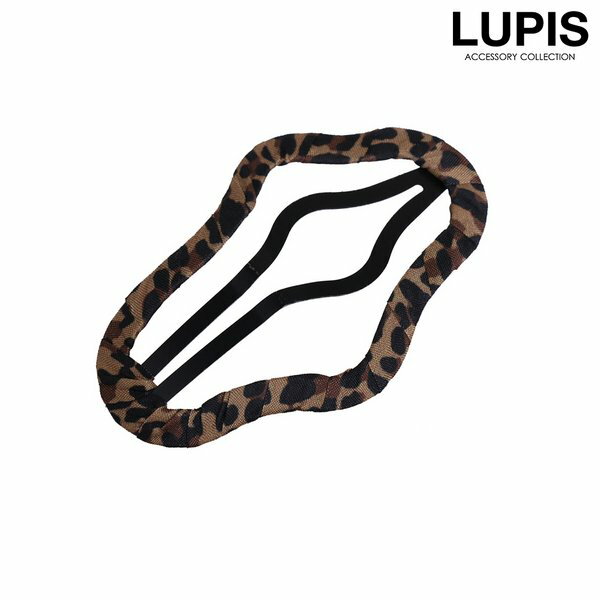 ヘアアクセサリー ヘアピン ぱっちンピン スリーピン レオパード ヒョウ柄 ニュアンスライン こなれ感 ..
