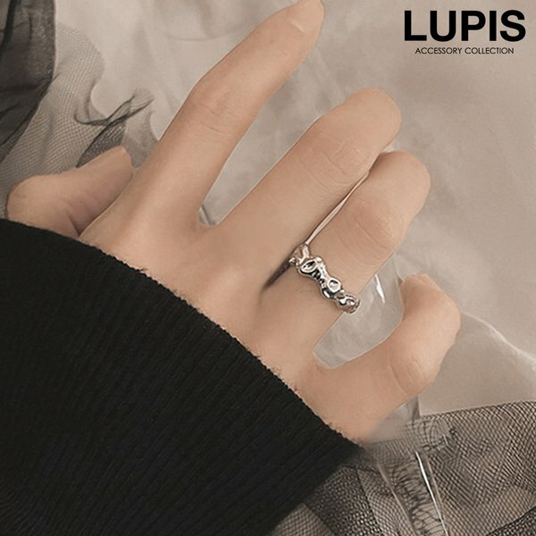 リング レディース 指輪 メタル 変形 ニュアンス カジュアル クール おしゃれ こなれ感 シルバー 韓国 韓国っぽ lupis ルピス 激安 安い プチプラ