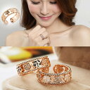 指輪 リング あす楽 フリーサイズ 薔薇 7号〜16号対応】スワロフスキー SWAROVSKI 彼女 女性 誕生日 プレゼント ギフト クリスマス 大人 可愛い おしゃれ 金属アレルギー(4)