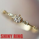 リング 指輪 レディース 女性 スワロフスキー 結婚指輪 K18金RGP イエローゴールド 7号〜19号 金属アレルギー