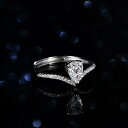 【全品70%OFFクーポンで5040円 先着300名様 ご愛顧感謝デーコラボ】 リング レディース モアサナイト ホワイト シルバー925 シルバー フリーサイ...