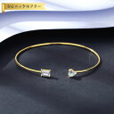 【全品70%OFFクーポン 円高還元セール!!4/20-21】 ブレスレット レディース キュービックジルコニア ホワイト シルバー925 イエローゴールド バ...