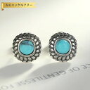 【全品70%OFFクーポン 円高還元セール!!4/20-21】 ピアス 両耳用 人工ターコイズ シルバー925 ブルー シルバー 人気 スタッド ラウンド 中粒...