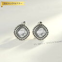 【全品70%OFFクーポンで2094円 先着300名様 ご愛顧感謝デーコラボ】 ピアス 両耳用 人工ターコイズ シルバー925 ホワイト シルバー スタッド オ...