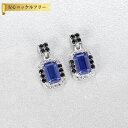【全品70%OFFクーポン 円高還元セール!!4/20-21】 ピアス 両耳用 FORMICA Nanocrystal ブルー シルバー925 シルバー スタッ...