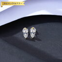 【全品70%OFFクーポン 円高還元セール!!4/20-21】 ピアス 両耳用 キュービックジルコニア ホワイト シルバー925 イエローゴールド スタッド オ...