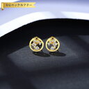 【全品70%OFFクーポン 円高還元セール!!4/20-21】 ピアス 両耳用 レディース キュービックジルコニア ホワイト シルバー925 イエローゴールド ...