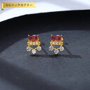 【全品70%OFFクーポン 円高還元セール!!4/20-21】 ピアス 両耳用 レディース キュービックジルコニア ホワイト シルバー925 イエローゴールド ...
