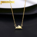 【全品70%OFFクーポン 円高還元セール!!4/20-21】 ネックレス キュービックジルコニア ホワイト シルバー925 イエローゴールド 小豆 アズキチェ...