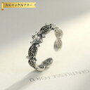 【全品70%OFFクーポン 円高還元セール!!4/20-21】 リング フリーサイズ9〜16号 キュービックジルコニア シルバー925 シルバー エスニック ブ...