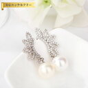 【全品70%OFFクーポンで2094円 先着300名様 ご愛顧感謝デーコラボ】 ピアス 両耳用 キュービックジルコニア ホワイト 真鍮 シルバー スタッド 上品...