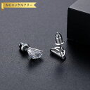【全品70%OFFクーポンで900円 楽天イーグルス勝利 先着300名様】 ピアス 両耳用 レディース キュービックジルコニア ホワイト 真鍮 イエローゴールド...