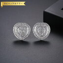 【全品70%OFFクーポン 円高還元セール!!4/20-21】 ピアス 両耳用 レディース キュービックジルコニア ホワイト 真鍮 シルバー スタッド e200...