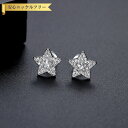 【全品70%OFFクーポンで1194円 先着300名様 ご愛顧感謝デーコラボ】 ピアス 両耳用 レディース キュービックジルコニア ホワイト 真鍮 シルバー ス...