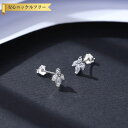 【全品70%OFFクーポン 円高還元セール!!4/20-21】 ピアス 両耳用 キュービックジルコニア ホワイト シルバー925 イエローゴールド シルバー ス...