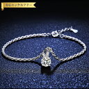 【全品70%OFFクーポン 円高還元セール!!4/20-21】 ブレスレット レディース モアサナイト ホワイト シルバー925 シルバー スクリュー チェーン...