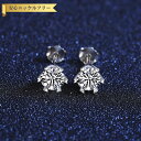 【全品70%OFFクーポン 円高還元セール!!4/20-21】 ピアス 両耳用 0.5Carat Pair モアサナイト シルバー925 ホワイト シルバー ス...