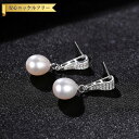 【全品70%OFFクーポン 円高還元セール!!4/20-21】 ピアス 両耳用 淡水パール ホワイト ピンク パープル シルバー925 シルバーとイエローゴール...