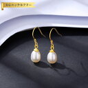 【全品70%OFFクーポン 円高還元セール!!4/20-21】 ピアス 両耳用 レディース イミテーションパール ホワイト シルバー925 イエローゴールド p...